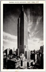 New York City NY, 1947 Empire State Building Towering Above Cityscape, Postcard