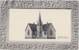 c1910 GOLDEN CITY Missouri MO Postcard METHODIST CHURCH