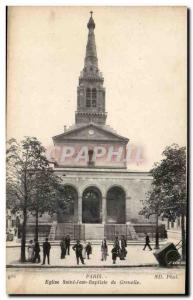 Paris - 15 - Church Saint Jean Baptiste de Grenelle - Old Postcard