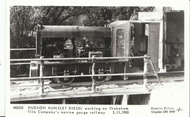 Railway Postcard - Train - Hudson Hunslet Diesel - Narrow Gauge Railway  V2224