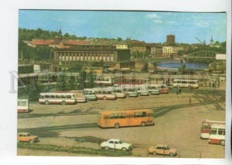 469679 USSR 1978 year Estonia Tartu bus station postcard