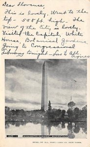 Washington Monument Washington DC, USA Statues / Monuments 1905 writing on front