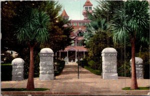 California San Jose Entrance To Winchester House 1910