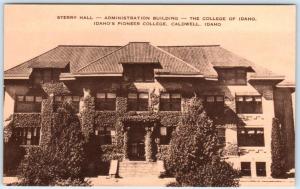 CALDWELL, ID  Pioneer College of Idaho STERRY HALL  Administration Bldg Postcard