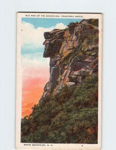 Postcard Old Man Of The Mountains, Franconia Notch, White Mountains, N. H.