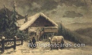 Berfliche Weihnachfsgeubel Austria postal Used Unknown 