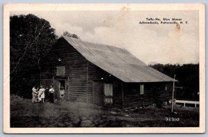 K46/ Pottersville New York Postcard c1940 Glen Manor Tally-Ho ADK 312