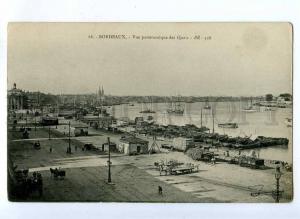 191220 FRANCE BORDEAUX Quai view Vintage postcard