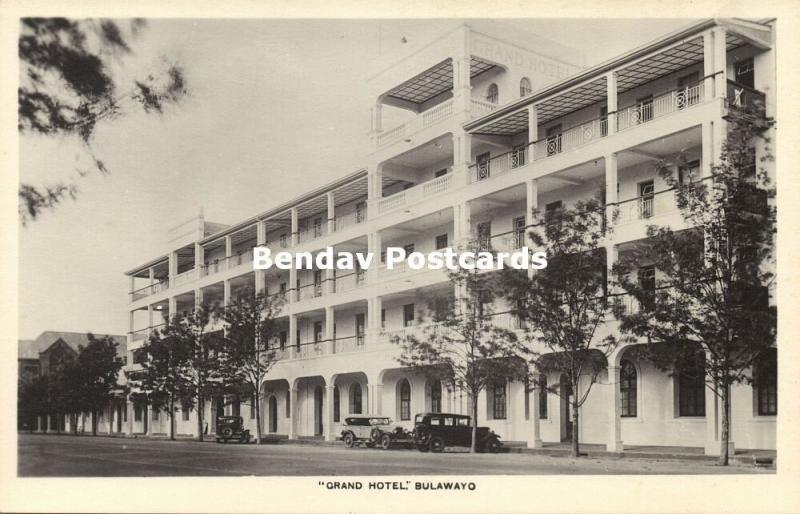 rhodesia, BULAWAYO, Grand Hotel (1930s) RPPC