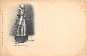 Woman with an apron Native costumes Unused 