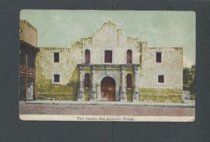 Ca 1908 Post Card San Antonio TX The Alamo