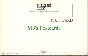 Holiday Greetings Postcard - Sunbathing on Lilo   SW11751