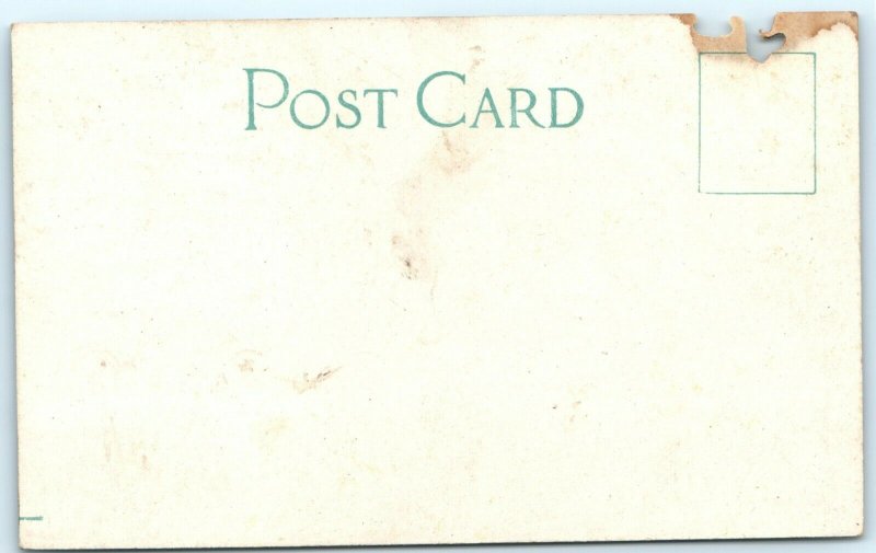 c1910s Plymouth, Mass. Burial Hill Cemetery Mini 3 Litho Photo Postcard MA A52