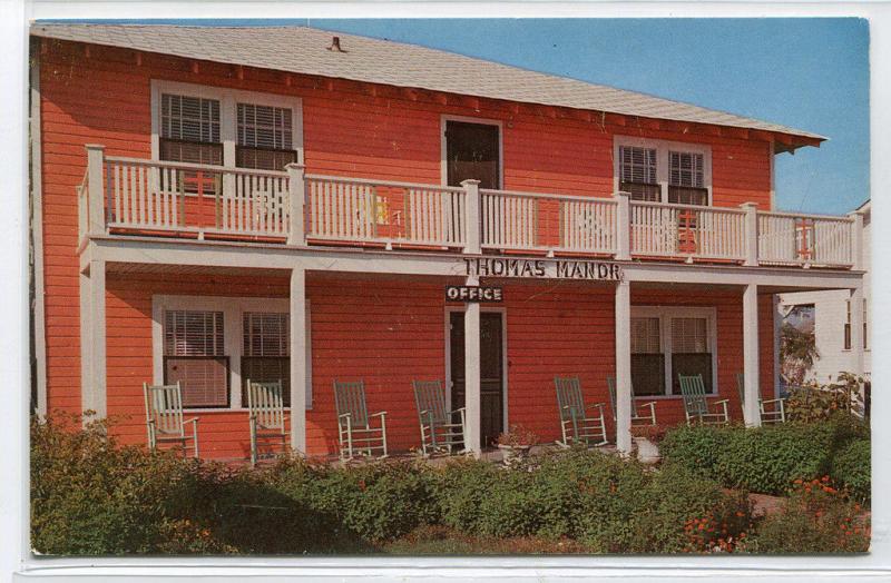 Thomas Manor Myrtle Beach South Carolina postcard