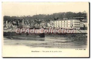 Postcard Old Honfleur view from the small Jetee