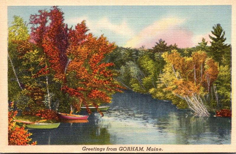 Maine Greetings From Gorham