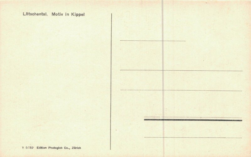Switzerland Lötschental Kippel RPPC 04.99