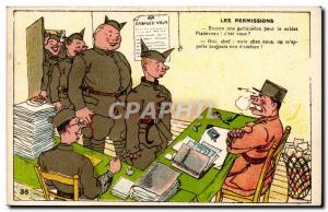 Old Postcard Army Permissions