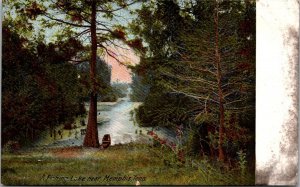 A Fishing Lake Near Memphis TN Vintage Postcard U77