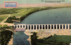 Oklahoma Aerial View Of Grand River Dam Near Vineta