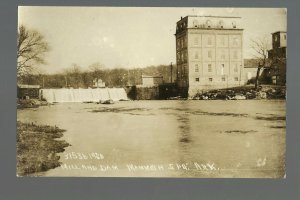 Mammoth Springs ARKANSAS RP c1920 FLOUR MILL Grist Dam River nr Hardy Salem