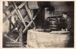 uk19764 the great well carisbrooke castle isle of wight real photo uk