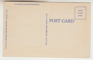 P2192 vintage postcard high school salem street malden mass cars people etc