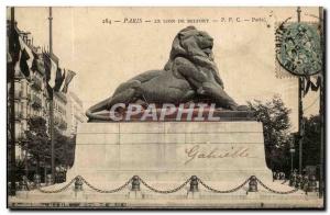 Paris 14 - The Lion of Belfort - Boulevard Raspail and Rue Denfert Rochereau ...