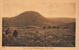 MT TABOR ISRAEL~THE SCENE OF THE TRANSFIGURATION~1948 PHOTO POSTCARD