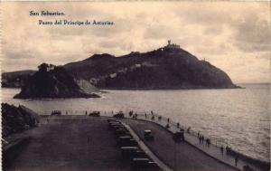 CPA AK SAN SEBASTIAN Paseo del Principe de Asturias SPAIN (673886)