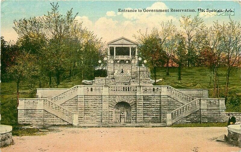 AR, Hot Springs, Arkansas, Government Reservation, Entrance, Tichnor No. R-22793