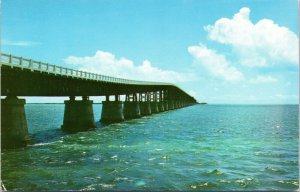 postcard Florida bridges - The Overseas Highway