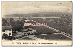 Old Postcard Horse Riding Equestrian Vichy General racetrack View weighing