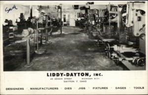 Dayton OH Liddy Dayton Inc Dies Jigs Fixtures Gages Tools Real Photo Postcard