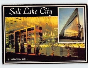 Postcard Symphony Hall, Salt Lake City, Utah