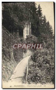 Old Postcard Plombieres Chapelle Saint Joseph