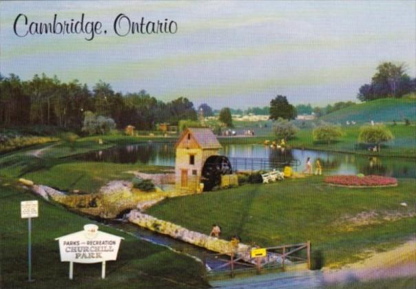 Canada Old Water Mill Churchill Park Cambridge Ontario