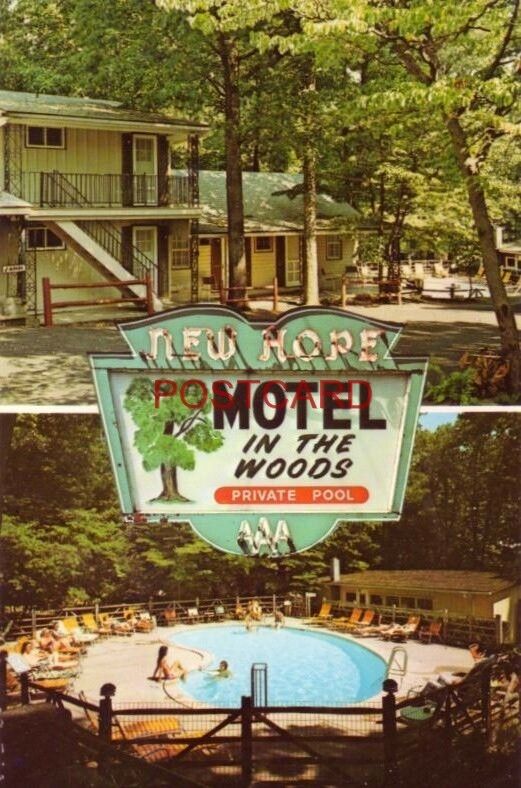 NEW HOPE MOTEL 'In the Woods" BUCKS COUNTY, PA Joan & Don Martindale
