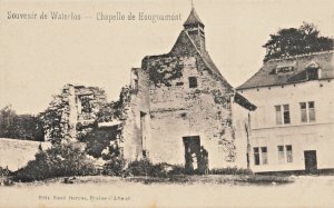 WATERLOO BELGIUM ~CHAPELLE de HOUGOUMONT~ 1900s PHOTO POSTCARD