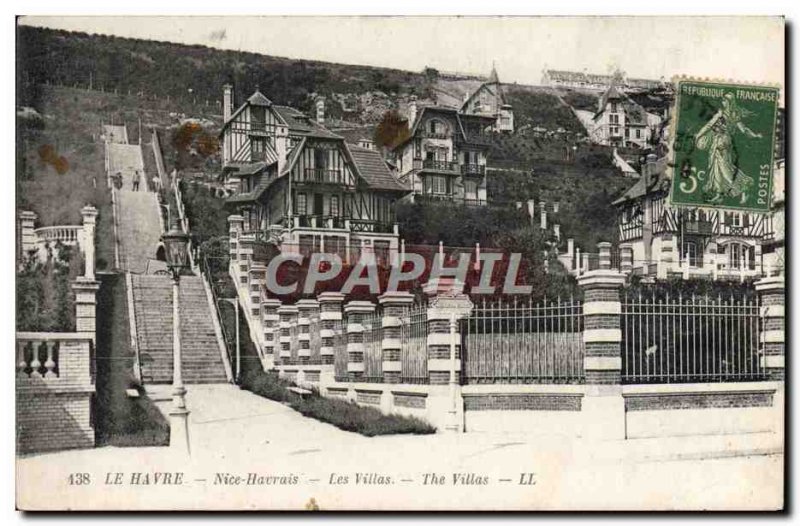 Old Postcard Le Havre Le Havre Nice Villas