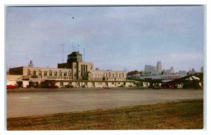 KANSAS CITY, MO Missouri ~ c1950s MUNICIPAL AIRPORT  Postcard