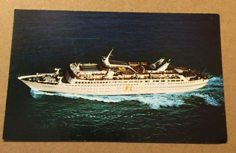  POSTCARD UNUSED M/S STARWARD, NORWEGIAN CARIBBEAN LINES CRUISE SHIP 