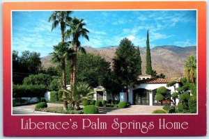 Postcard - Liberace's Palm Springs Home - Palm Springs, California