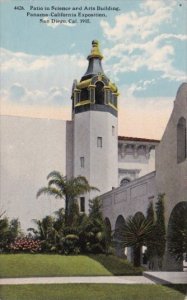 Patio In Science and Arts Building Panama-California Expo San Diego Californi...