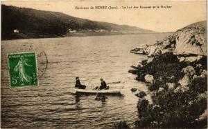 CPA Env. De MOREZ Le Lac des ROUSSES et le Rocher. (247561)