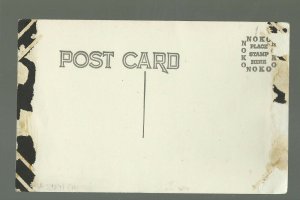 Auburn CALIFORNIA RPPC c1910 STAGECOACH Post Office MAIN STREET nr Roseville