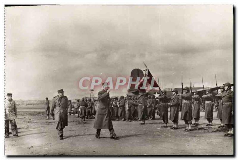 Postcard From Tunis Modern Army Siena Travel & # 39inspection du General de G...