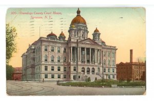 NY - Syracuse. Onondaga County Courthouse  (creases)