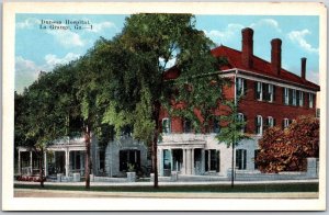 Dunson Hospital La Grange Georgia GA Trees and the Building Postcard