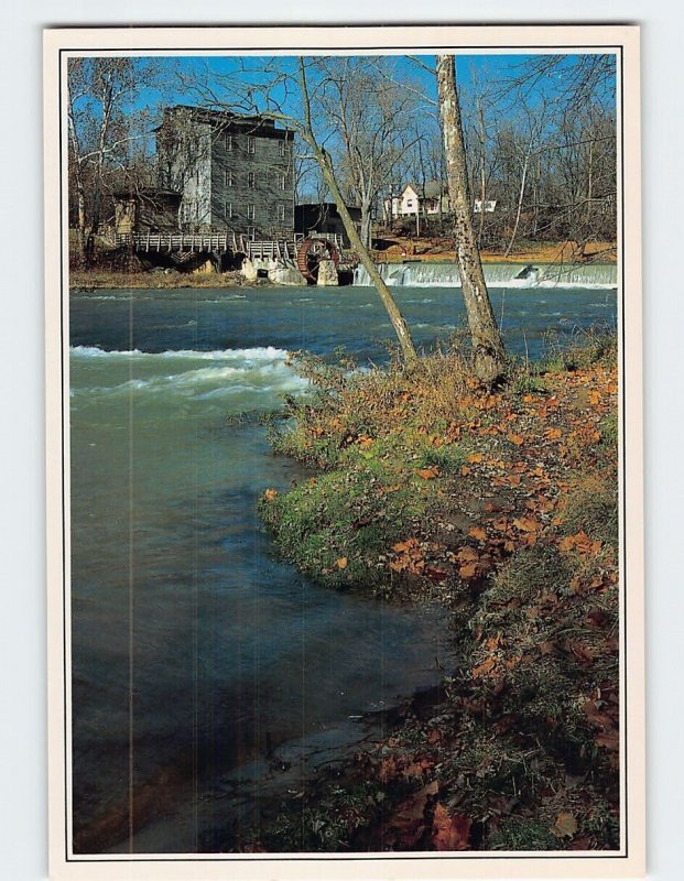 Postcard Mansfield Roller Mill, Carbon, Indiana